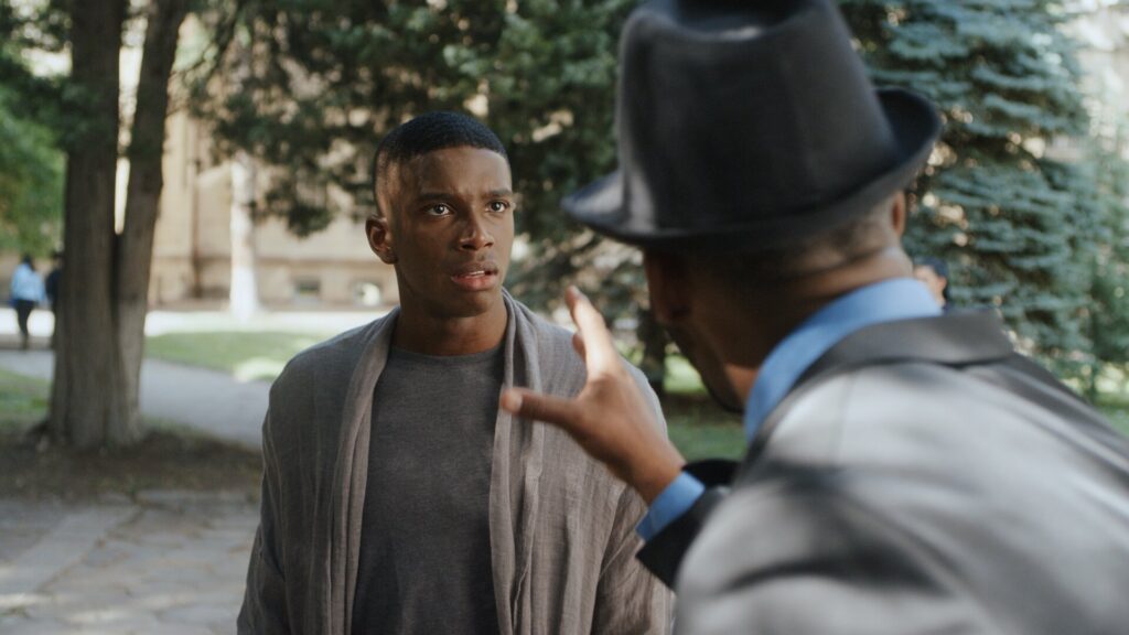 Close up of actor Martin Bobb-Semple