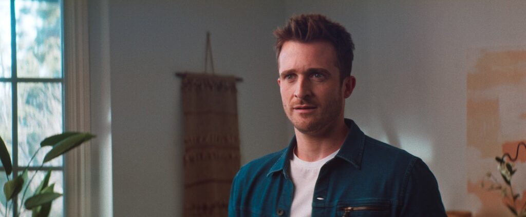 Close up of Matthew Hussey in living room