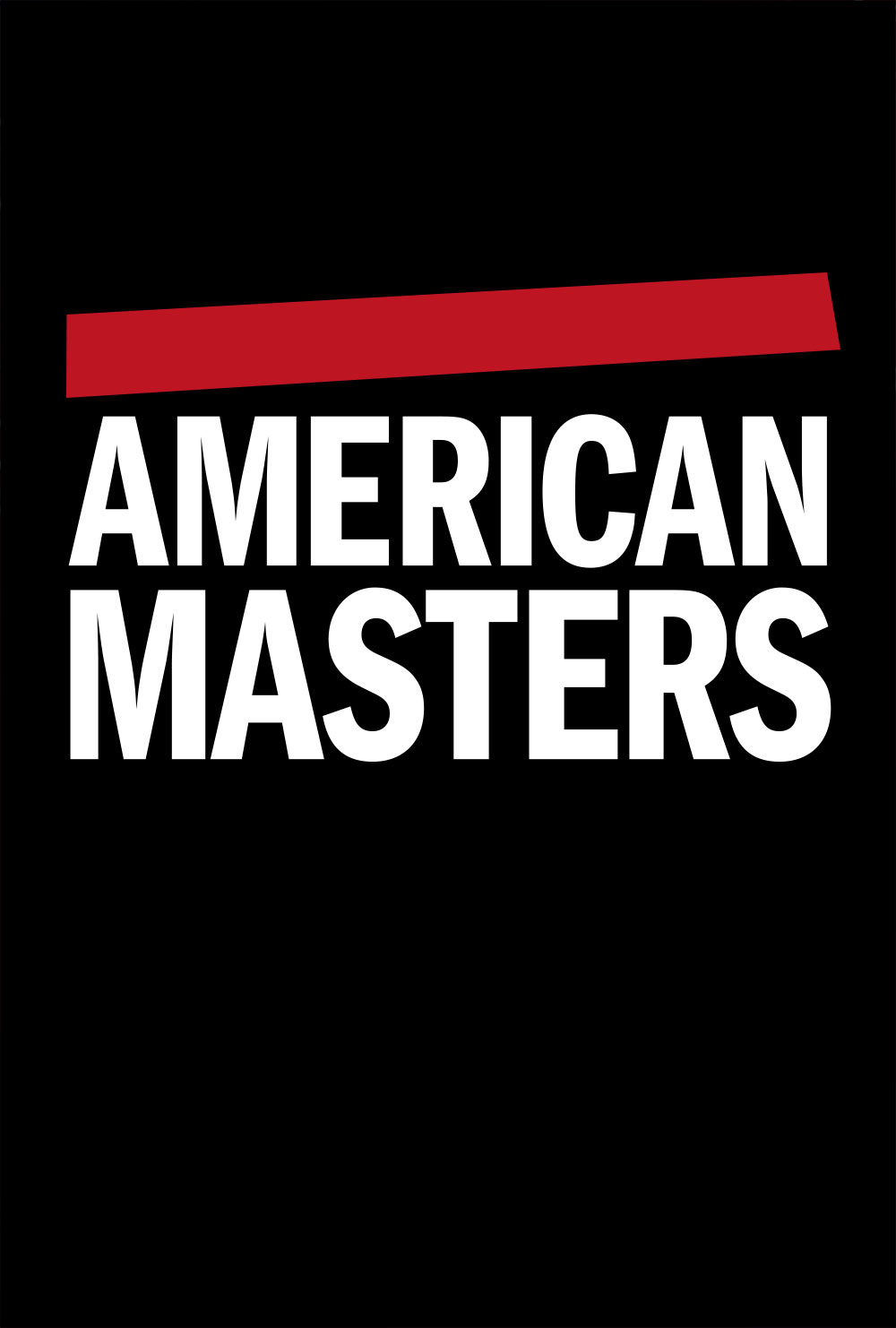 American Masters Logo with black background. Image redirects to website.