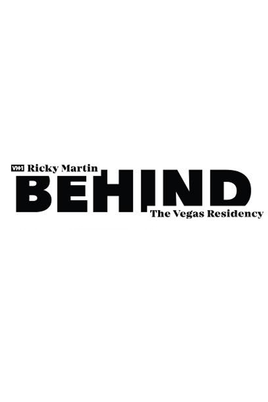 Ricky Martin Behind the Residency logo against white. Image redirects to website.