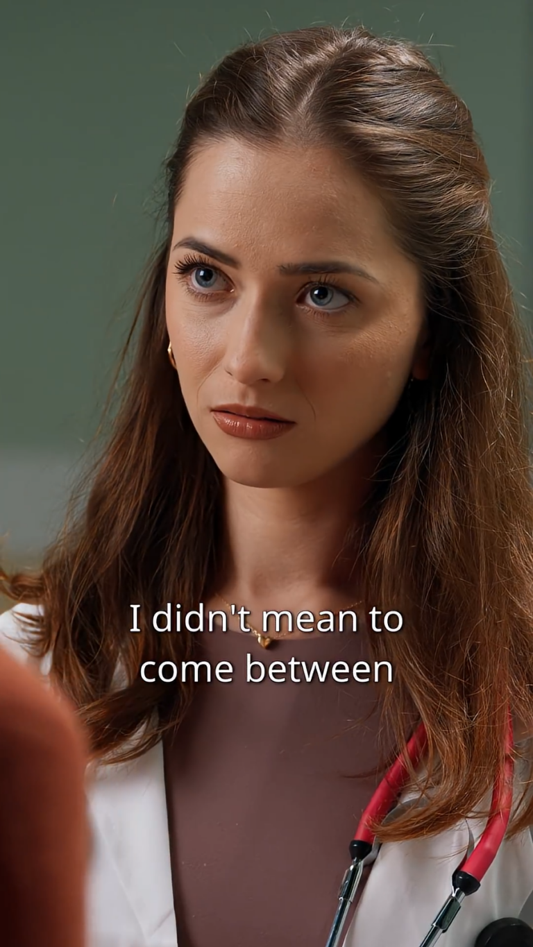 High angle close up of actor Chena Verony as Pauline Stewart