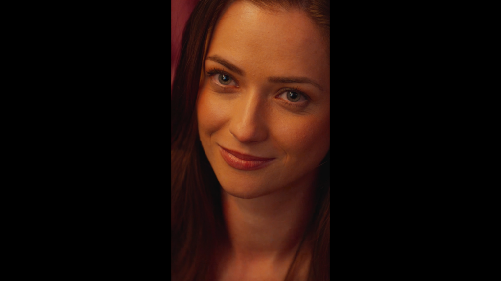 Beauty lighting warm close up of actress Chena Verony