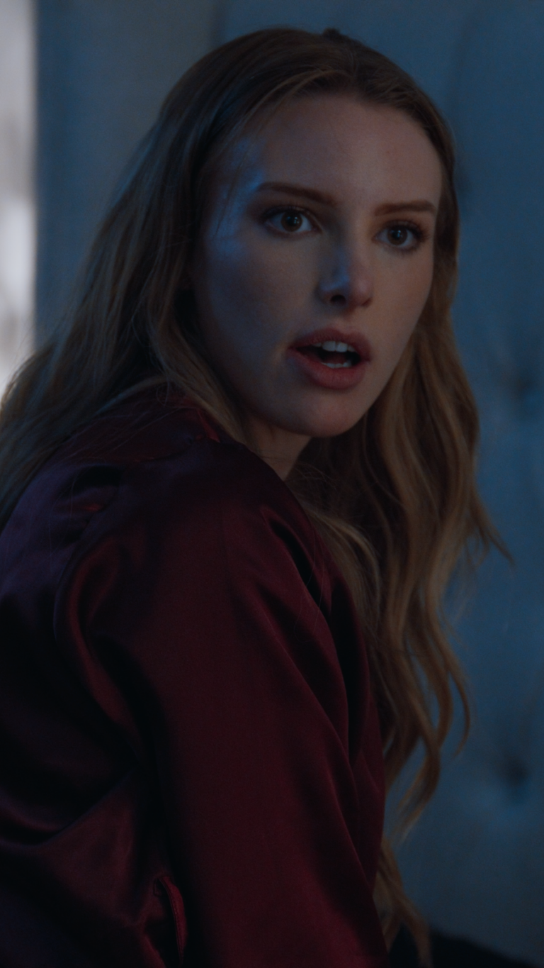 Close up of stunned Molly Anderson